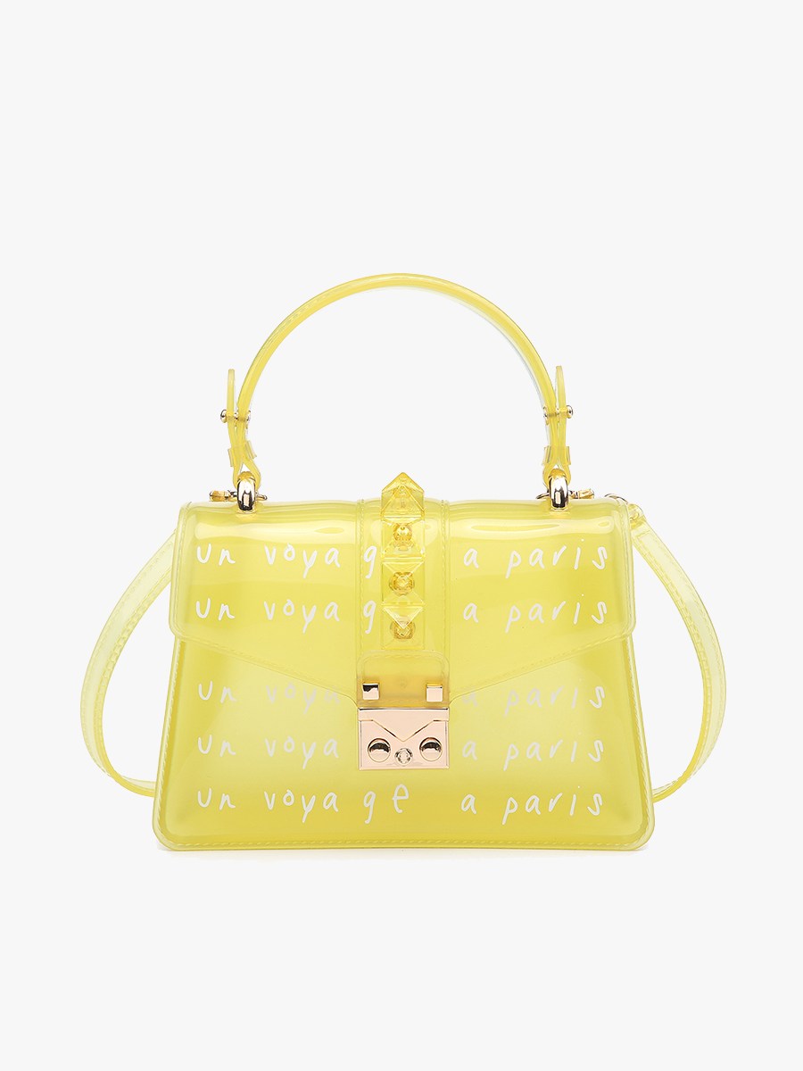 Jen & Co. - PP2037 Translucent Satchel/Crossbody
