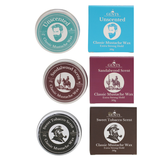 GENTS FINE GROOMING PRODUCTS - Gents Mustache Wax – Strong Hold
