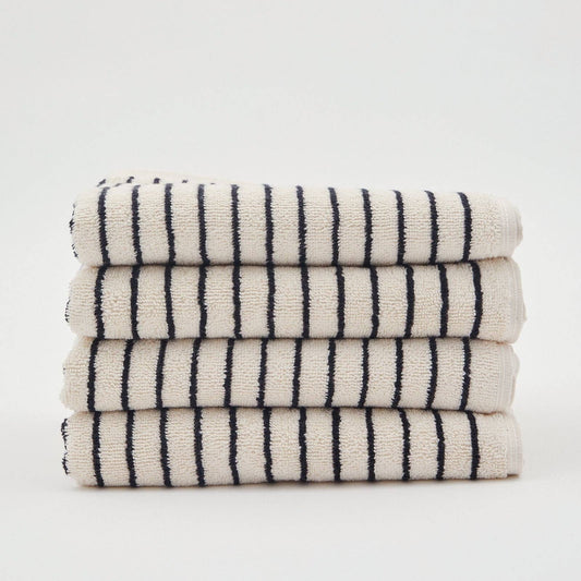 The Loomia - Melika Turkish Cotton Striped Terry Towel