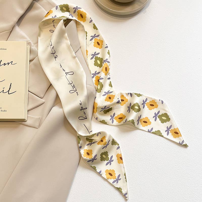 MKS America - Yellow-Toned Multifunctional Decorative Scarf Headband