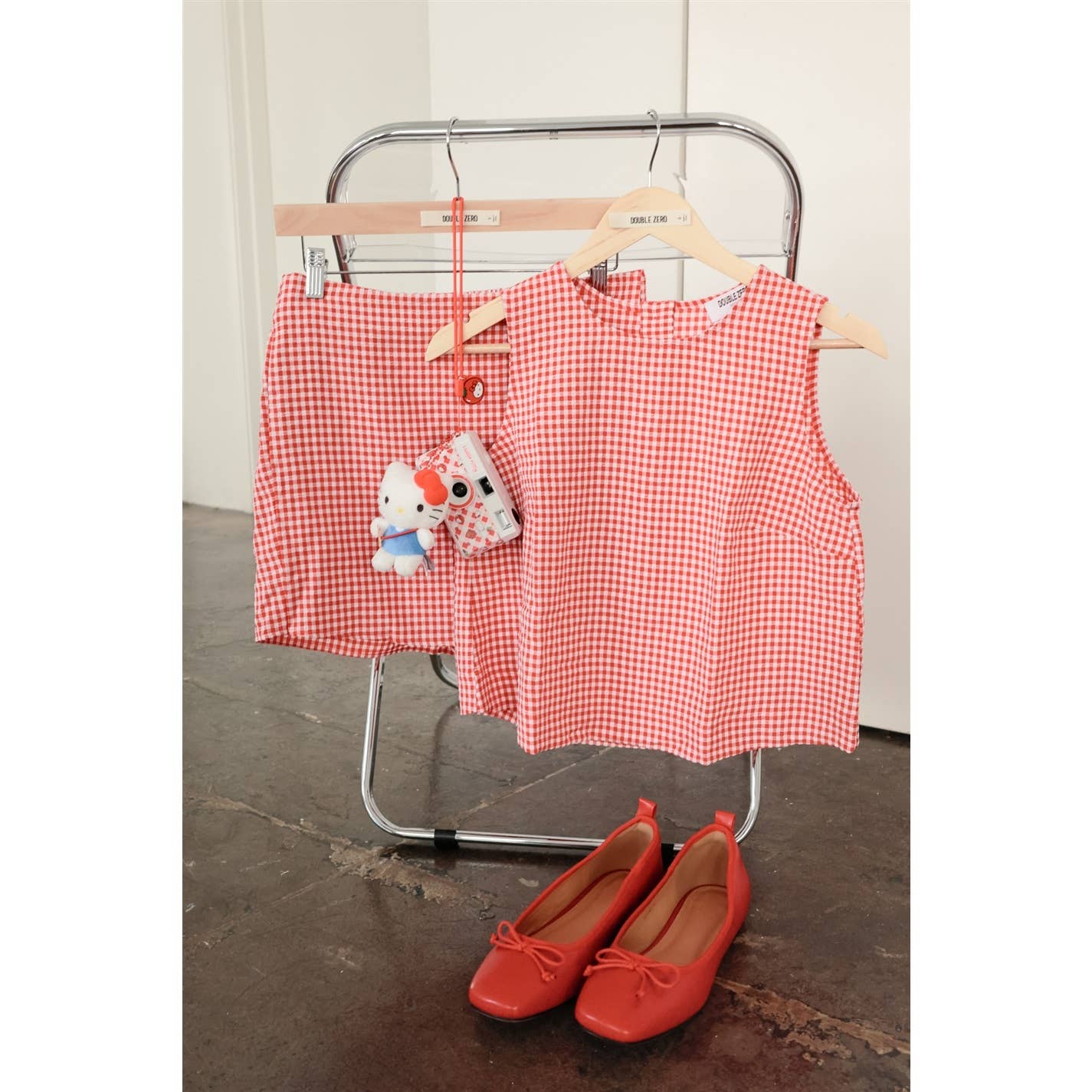 HYFVE - Gingham Skort Set