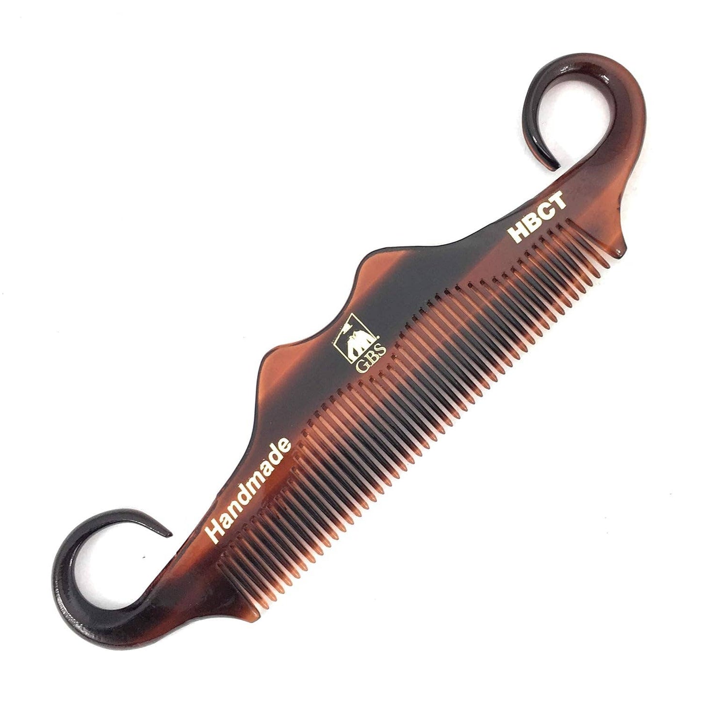 GENTS FINE GROOMING PRODUCTS - Handmade Acetate Tortoise Comb For Beard & Head HBCT