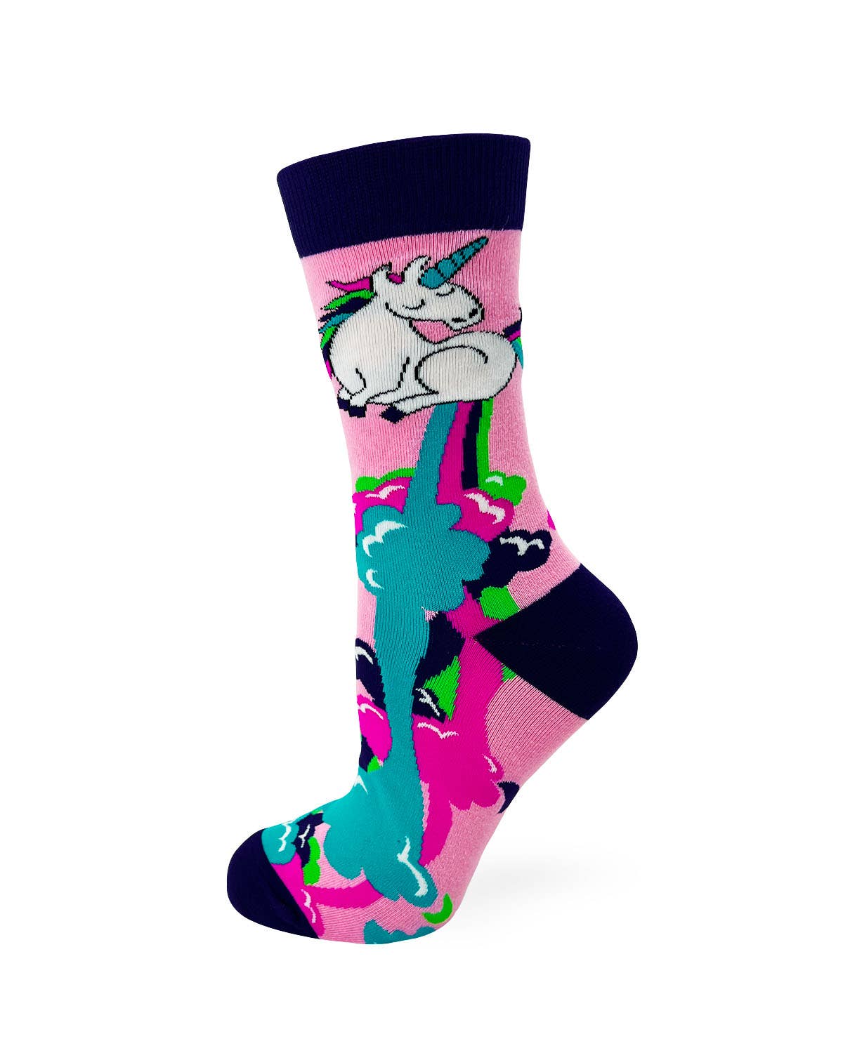 Fabdaz - I never Fart My Ass Blows Kisses Women's Crew Socks
