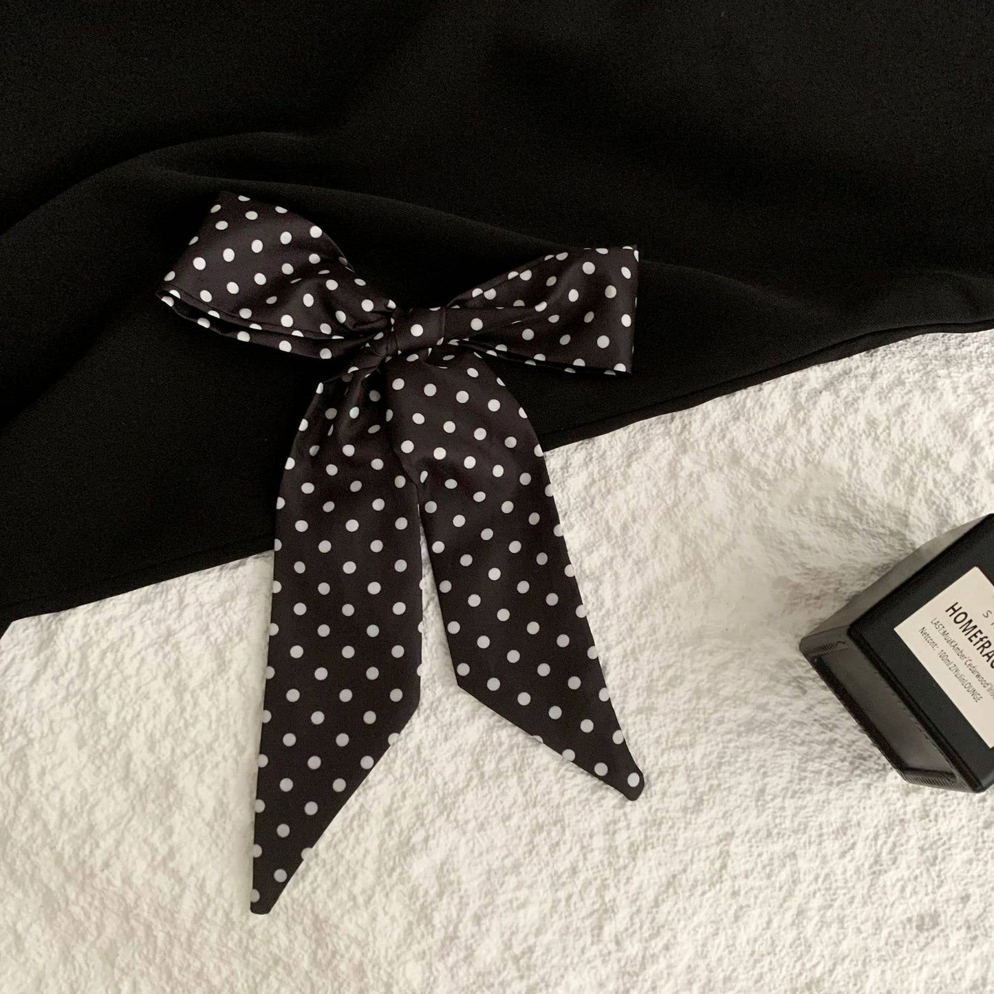 MKS America - Leopard Polka Dot Scarf – Vintage Tie, Women's Hair Tie