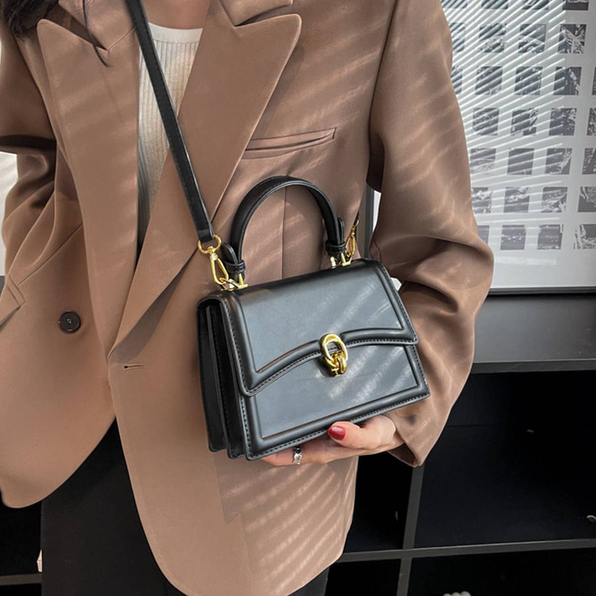 ACCITY - HIGH-END ARMPIT HANDBAG SHOULDER BAG_CWAB1546