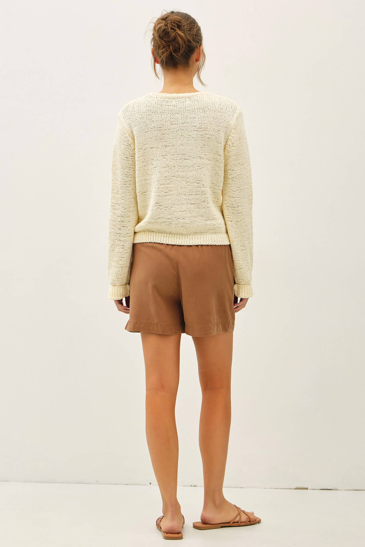 Be Cool - NEW SHADE-HIGH RISE PULL ON TENCEL SHORT
