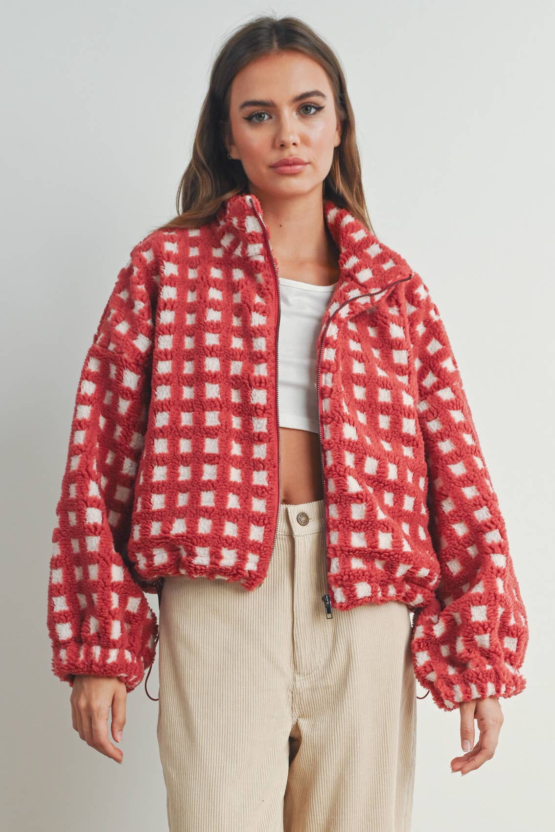 BUTTERMELON - Fuzzy Sherpa Jacket - BMJ7254