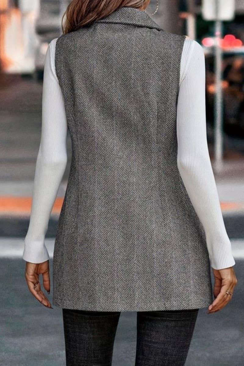 CWOCASL00  SLEEVELESS BLAZER