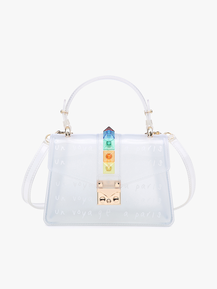 Jen & Co. - PP2037 Translucent Satchel/Crossbody