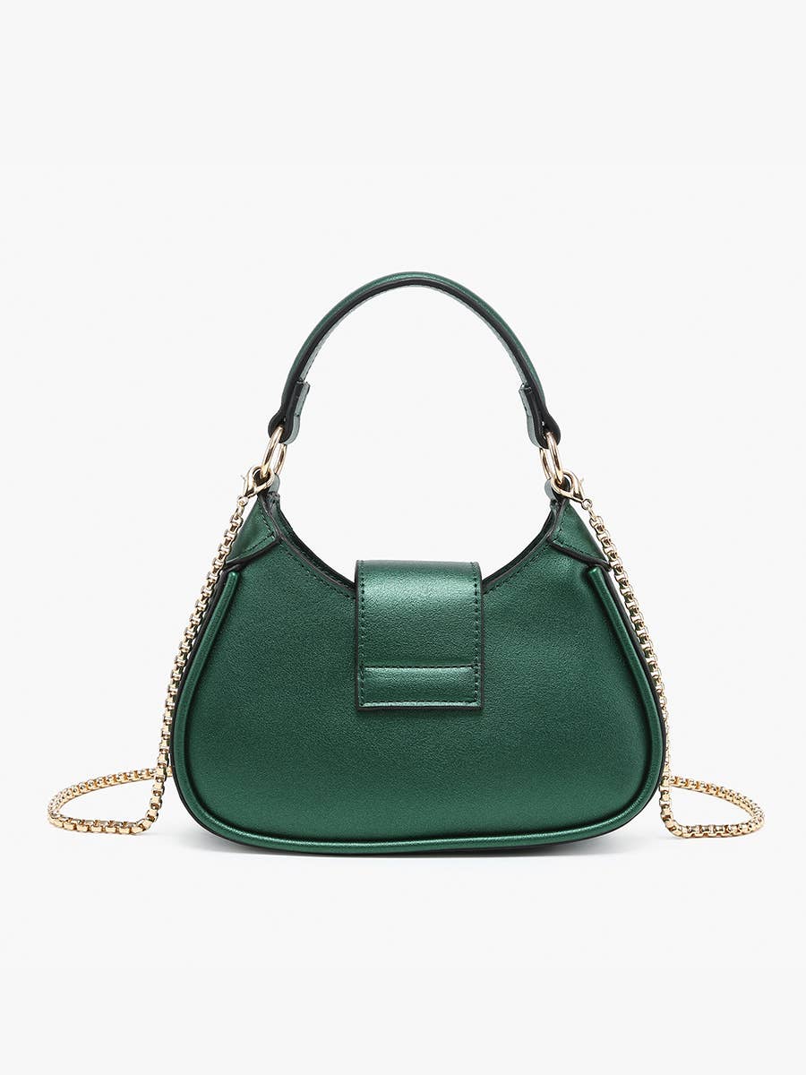 Jen & Co. - EH2563 Malia Buckle Crossbody/Satchel w/ Chain Strap