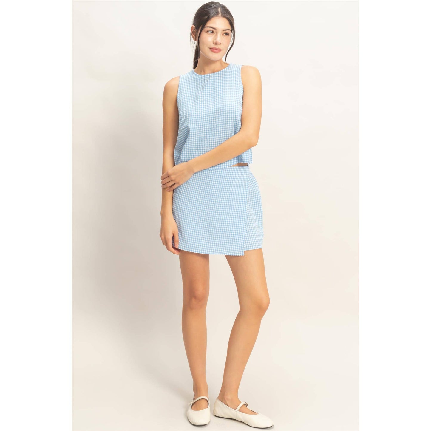 HYFVE - Gingham Skort Set