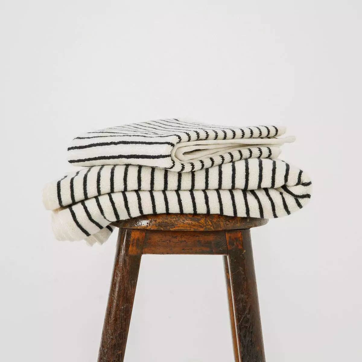 The Loomia - Melika Turkish Cotton Striped Terry Towel