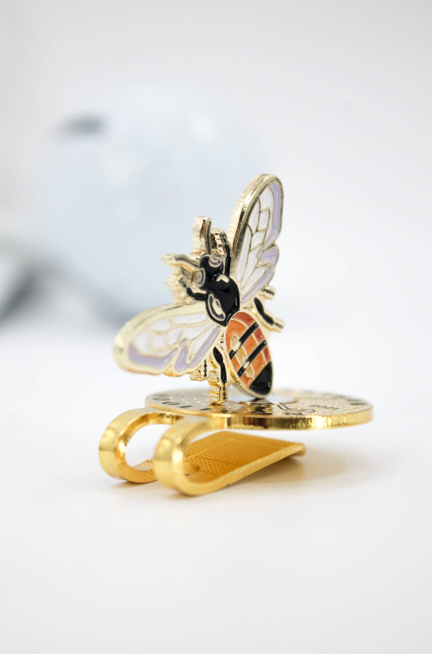 Bee Golf Ball Marker + Magnetic Hat Clip