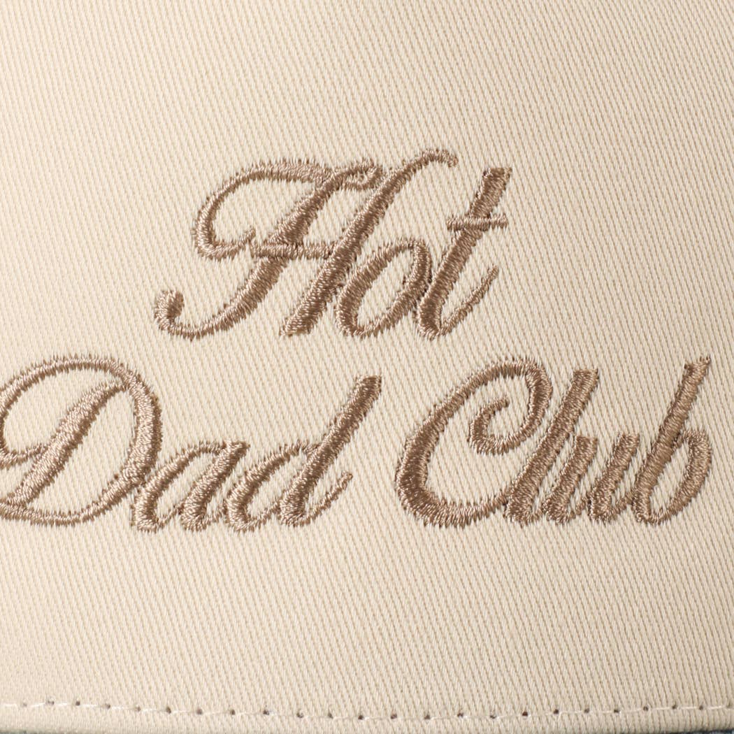 Fashion City - Hot Dad Club Lettering Embroidery Trucker Hat