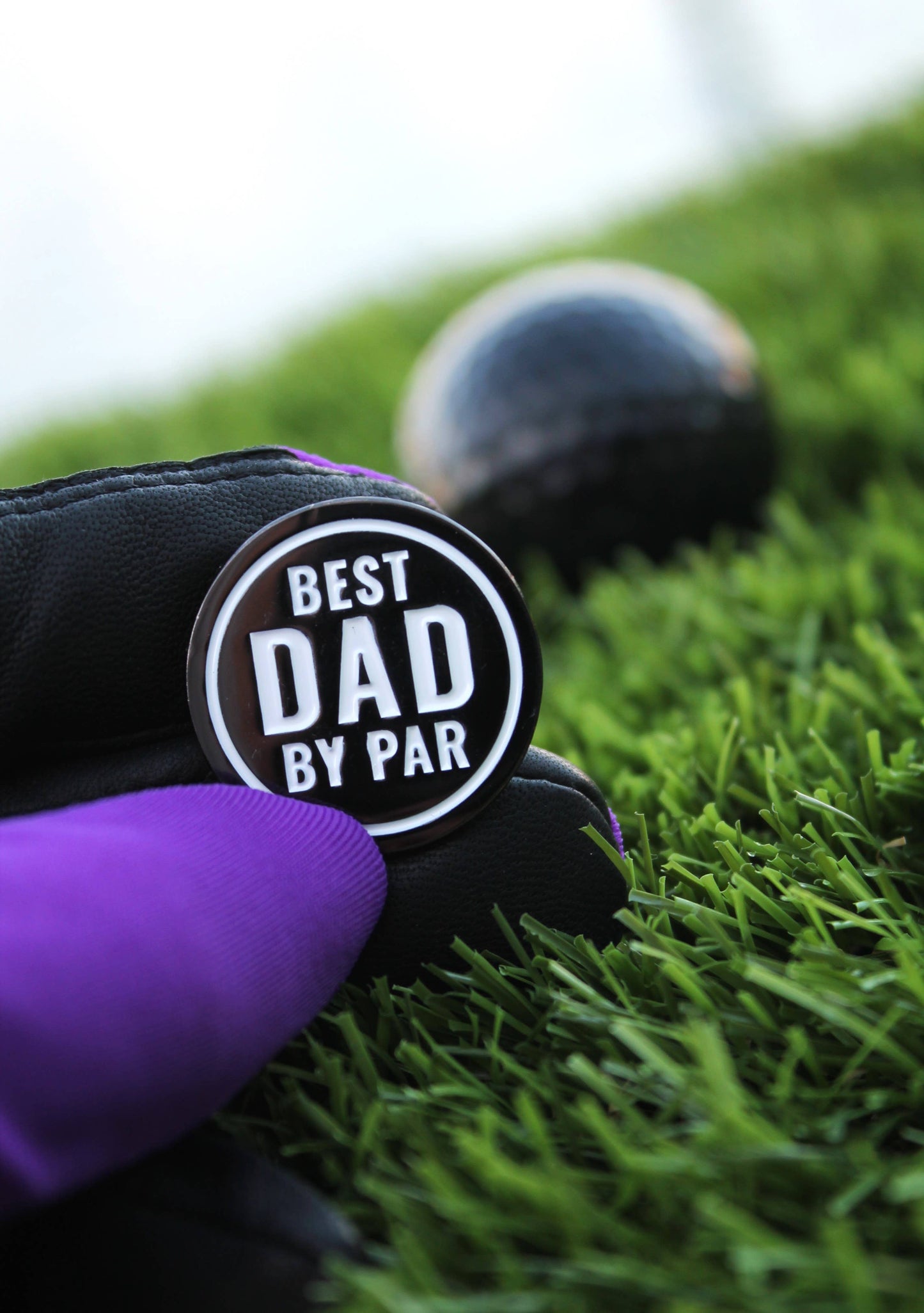Best Dad by Par Golf Ball Marker + Magnetic Hat Clip