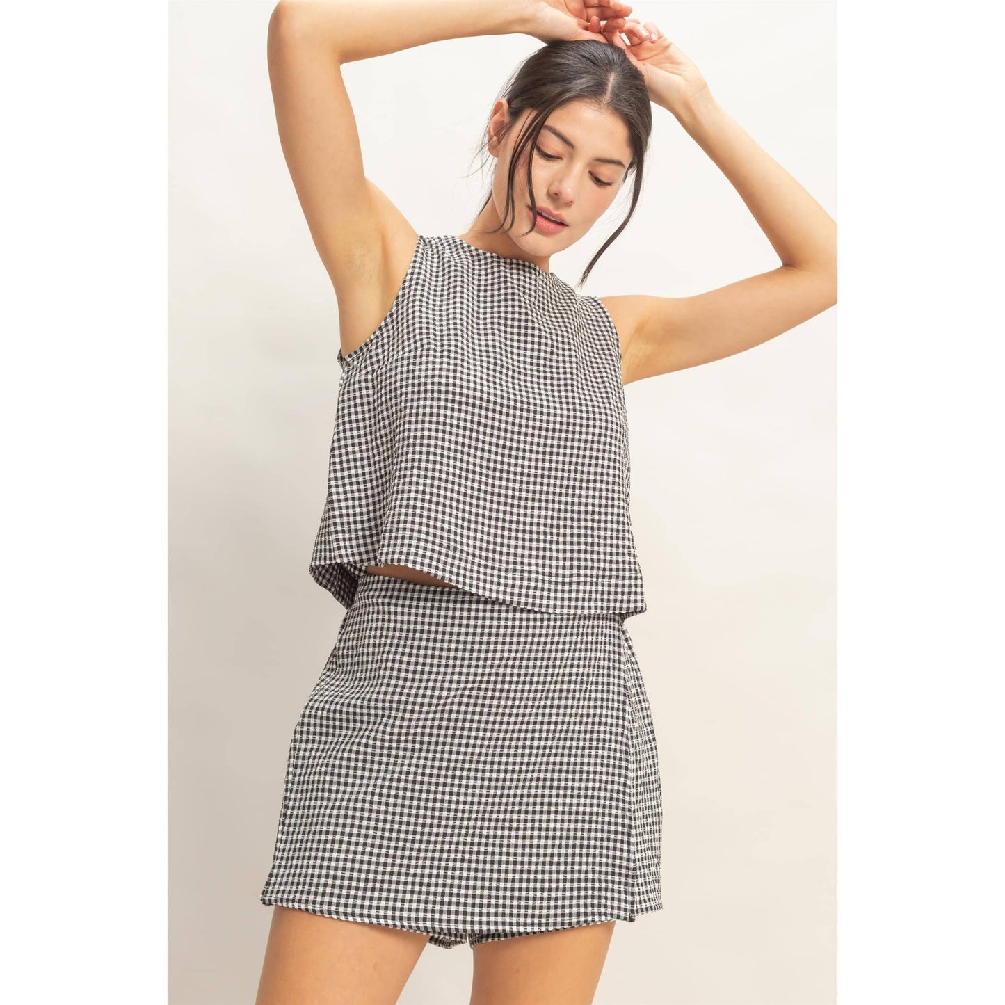 HYFVE - Gingham Skort Set