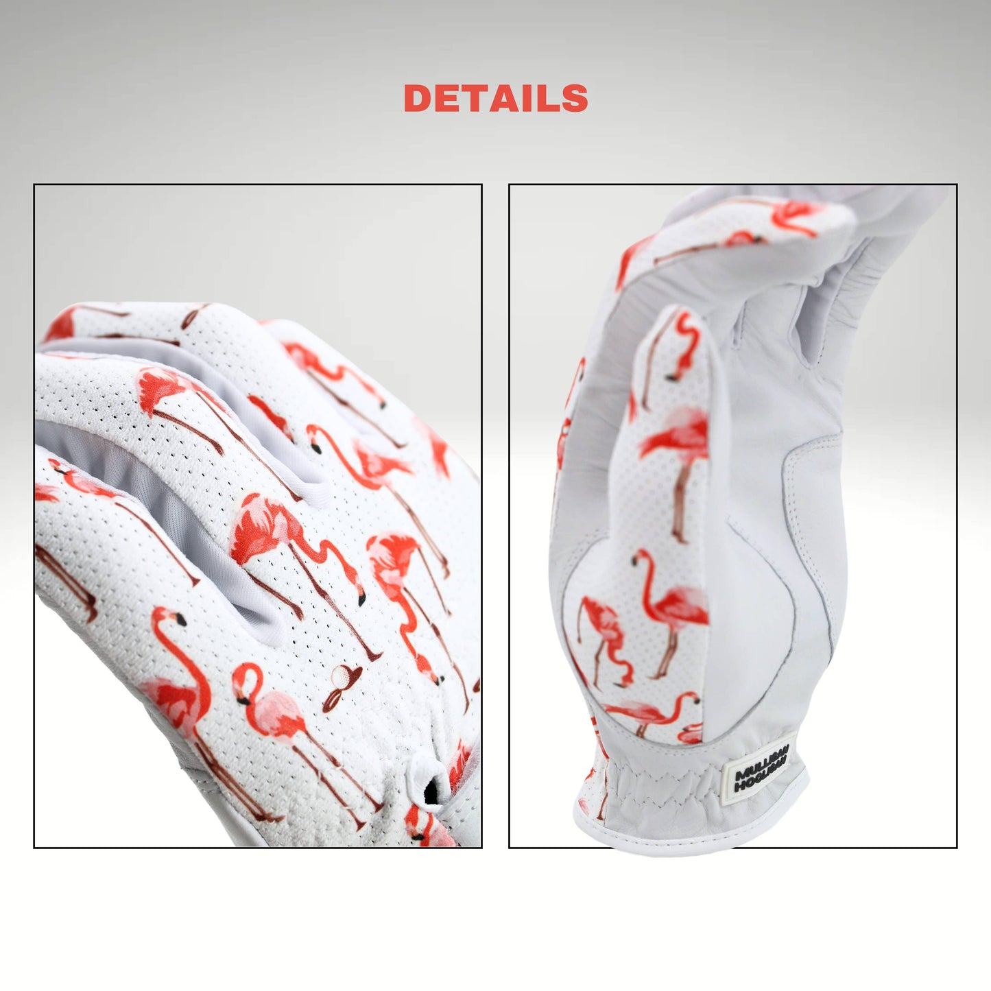 MULLIGAN HOOLIGAN® Men's Golf Glove | Unique Standout Design: Whiskey Cigar / Worn On Left Hand / Men's Medium