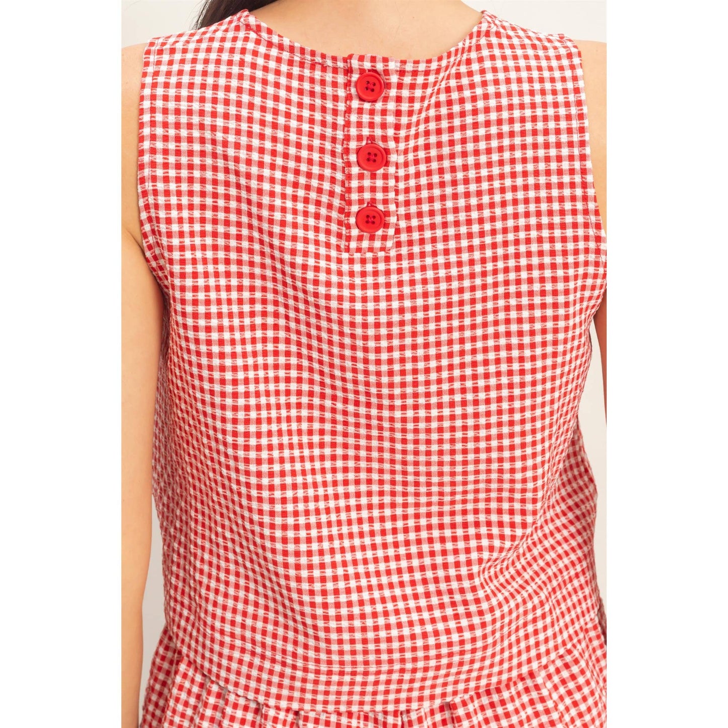 HYFVE - Gingham Skort Set