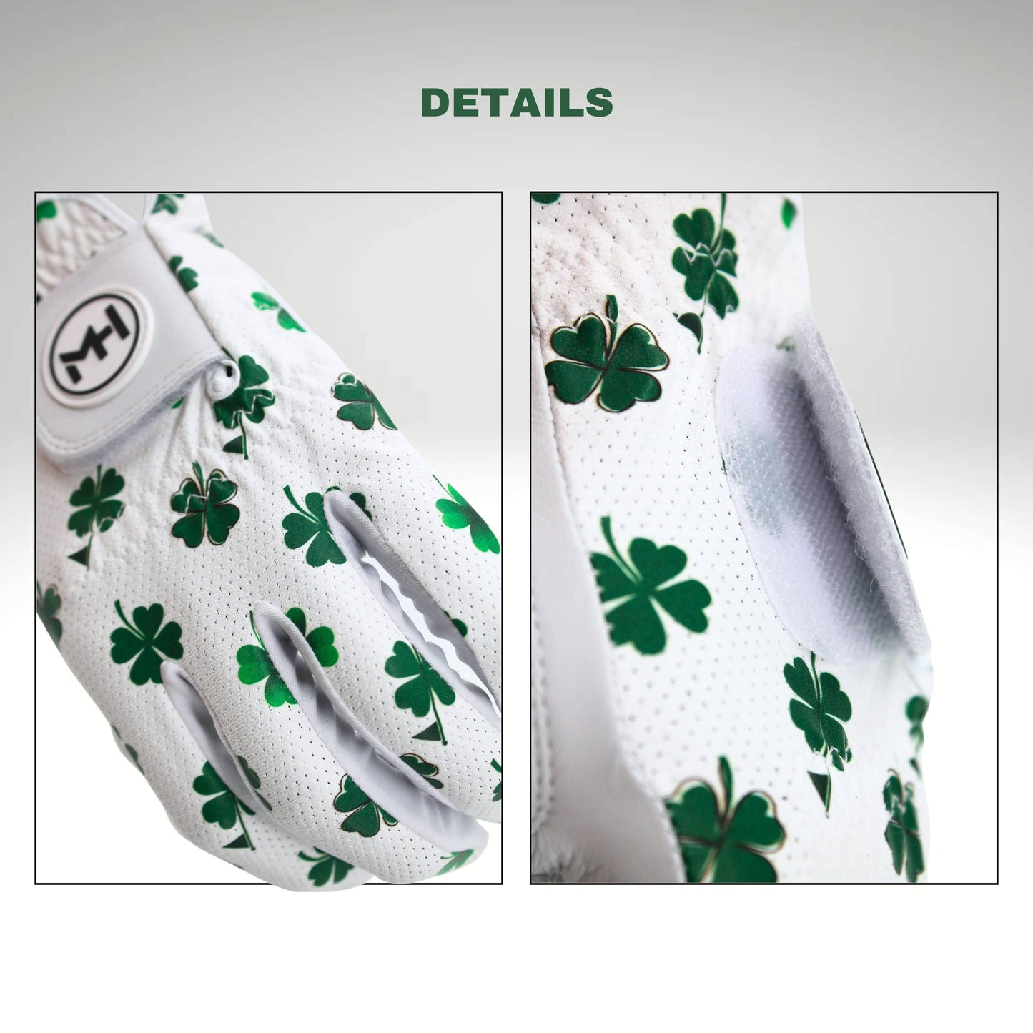 MULLIGAN HOOLIGAN® Men's Golf Glove | Unique Standout Design: Whiskey Cigar / Worn On Left Hand / Men's 2XL