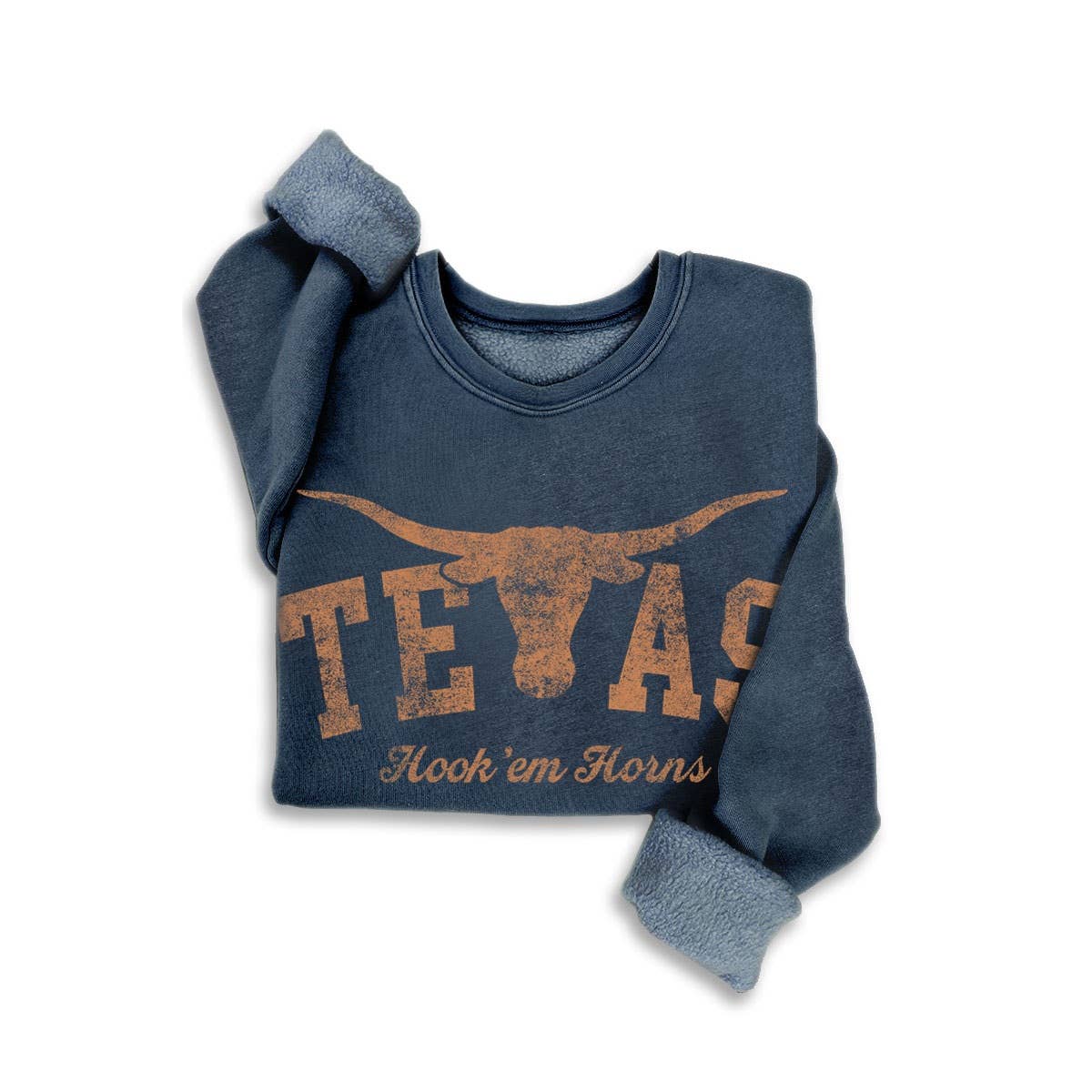 TEXAS HOOK EM HORNS MINERAL SWEATSHIRTS