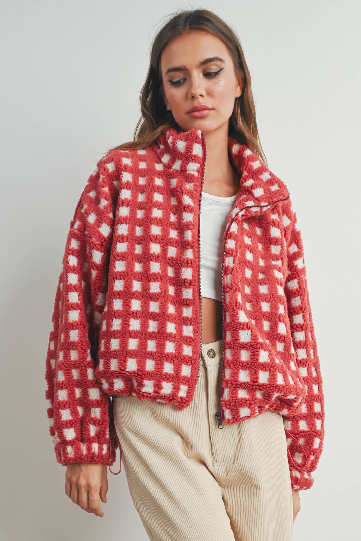 BUTTERMELON - Fuzzy Sherpa Jacket - BMJ7254