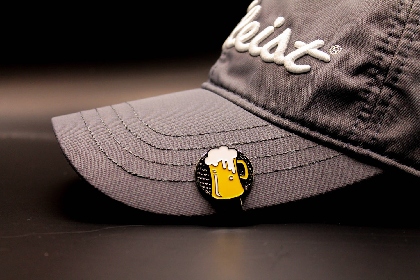 Beer Mug Golf Ball Marker+Magnetic Hat Clip, Golf Gift