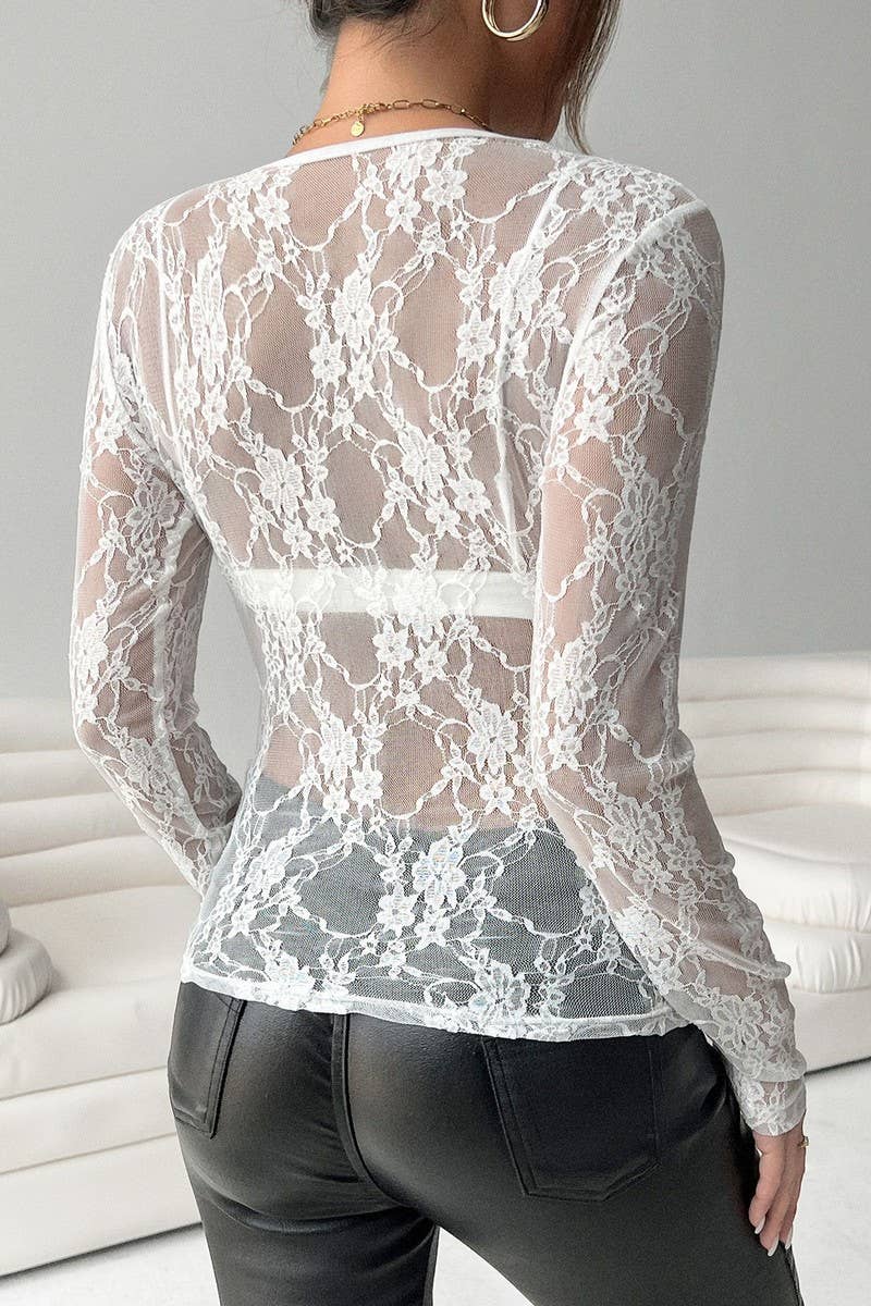 NINEXIS LACE LONG SLEEVE