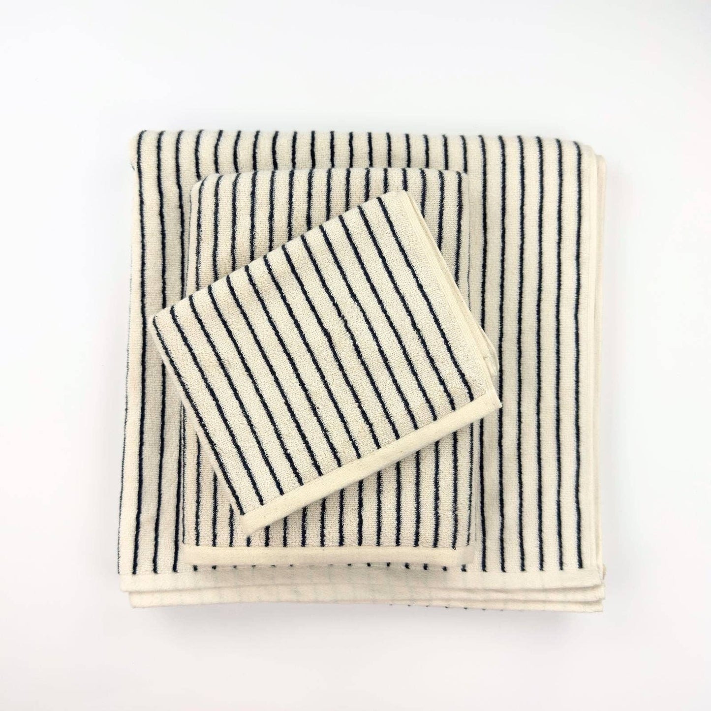 The Loomia - Melika Turkish Cotton Striped Terry Towel