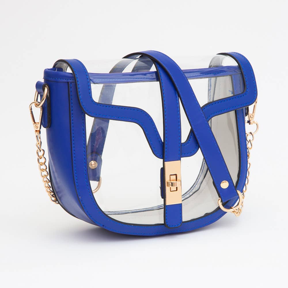 Sensibling Corp. - Clear Transparent Saddle Bag