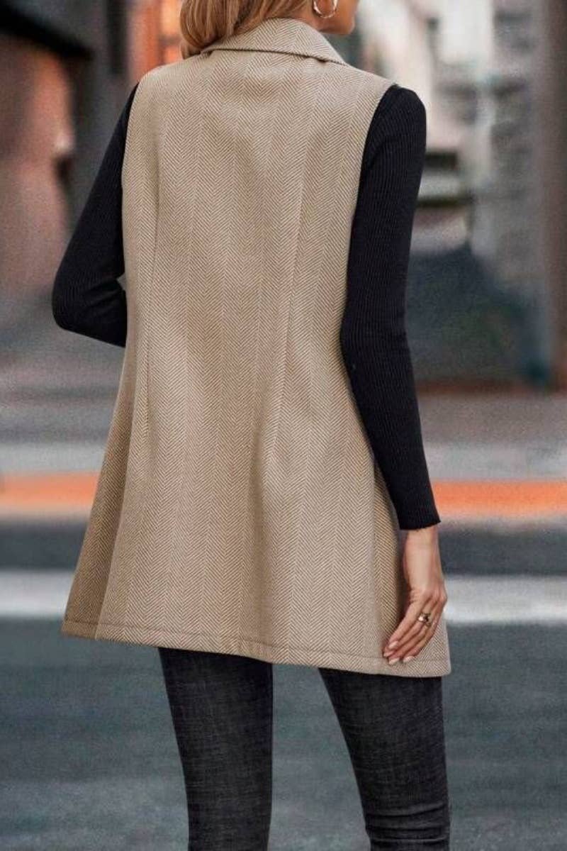 CWOCASL00  SLEEVELESS BLAZER