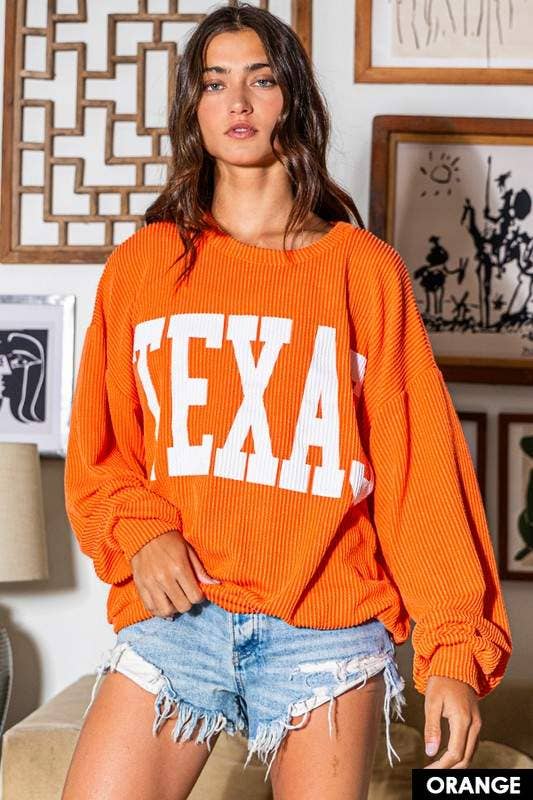 Queen Fashion - Texas comfy graphic sweatshirt