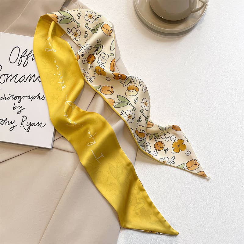 MKS America - Yellow-Toned Multifunctional Decorative Scarf Headband