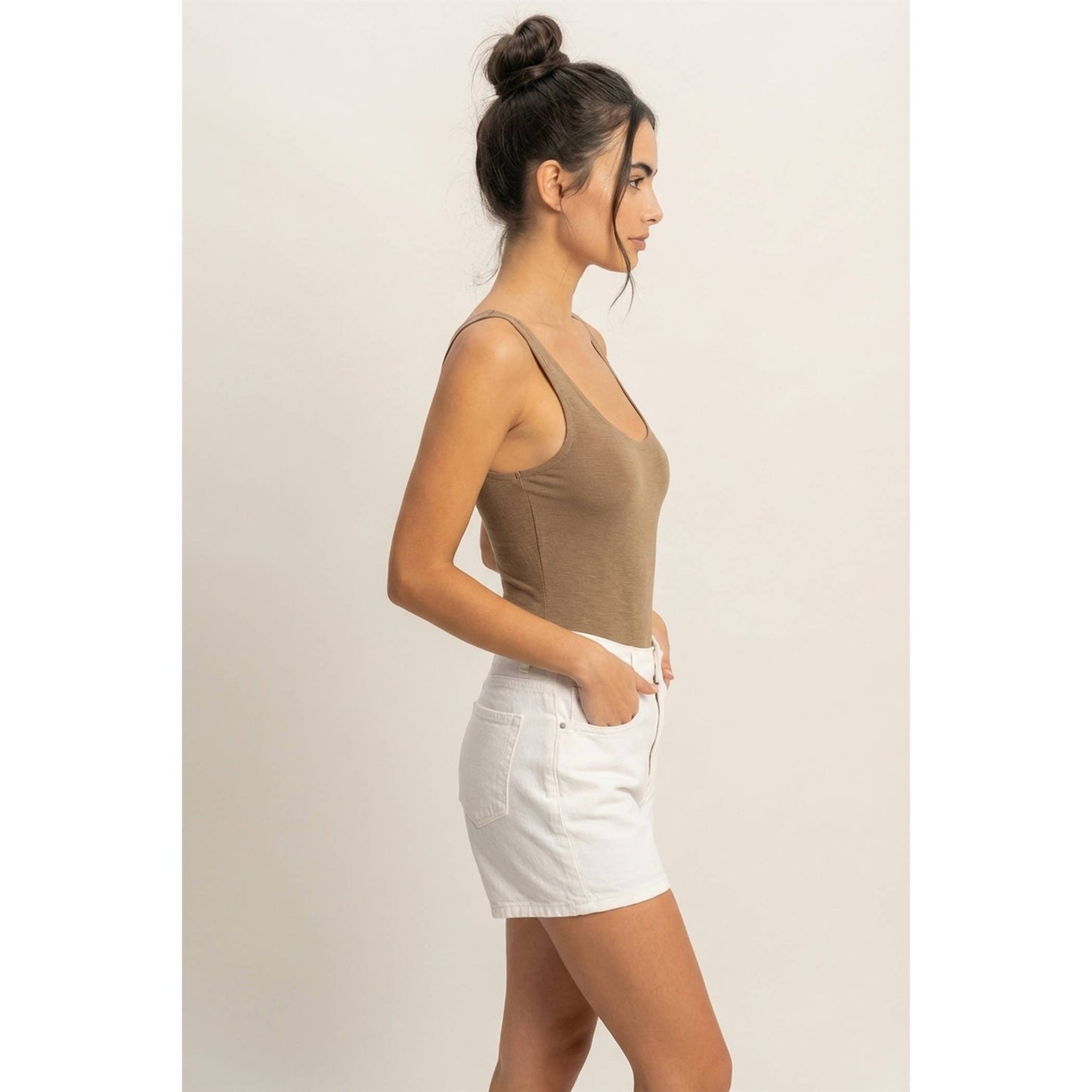 HYFVE - Scoop Neck Tank Bodysuit