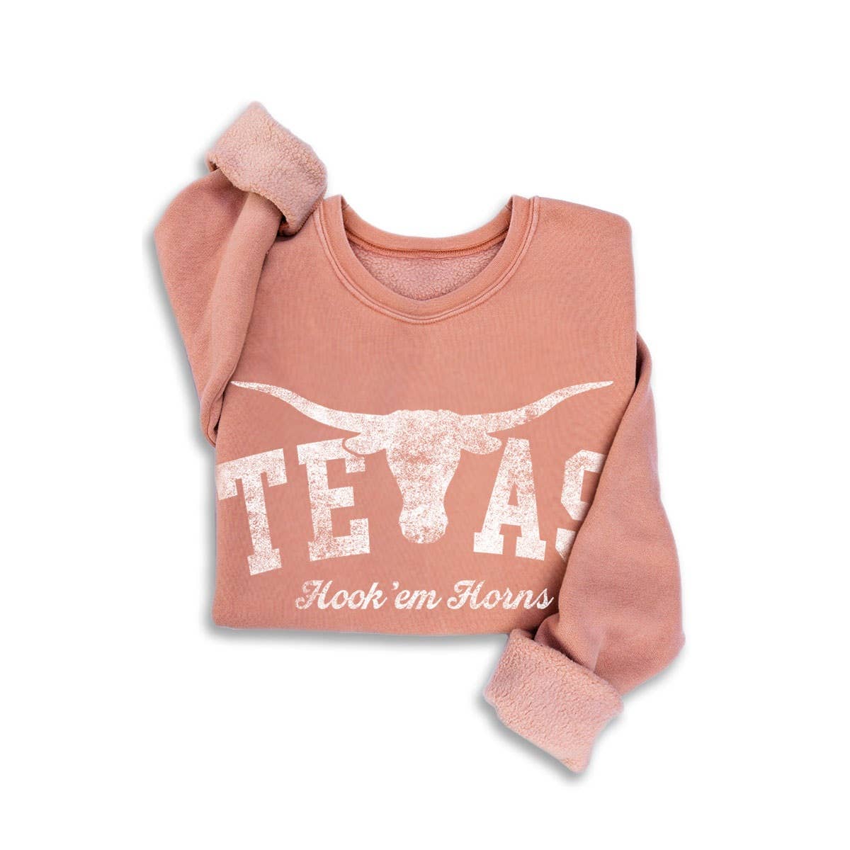 TEXAS HOOK EM HORNS MINERAL SWEATSHIRTS