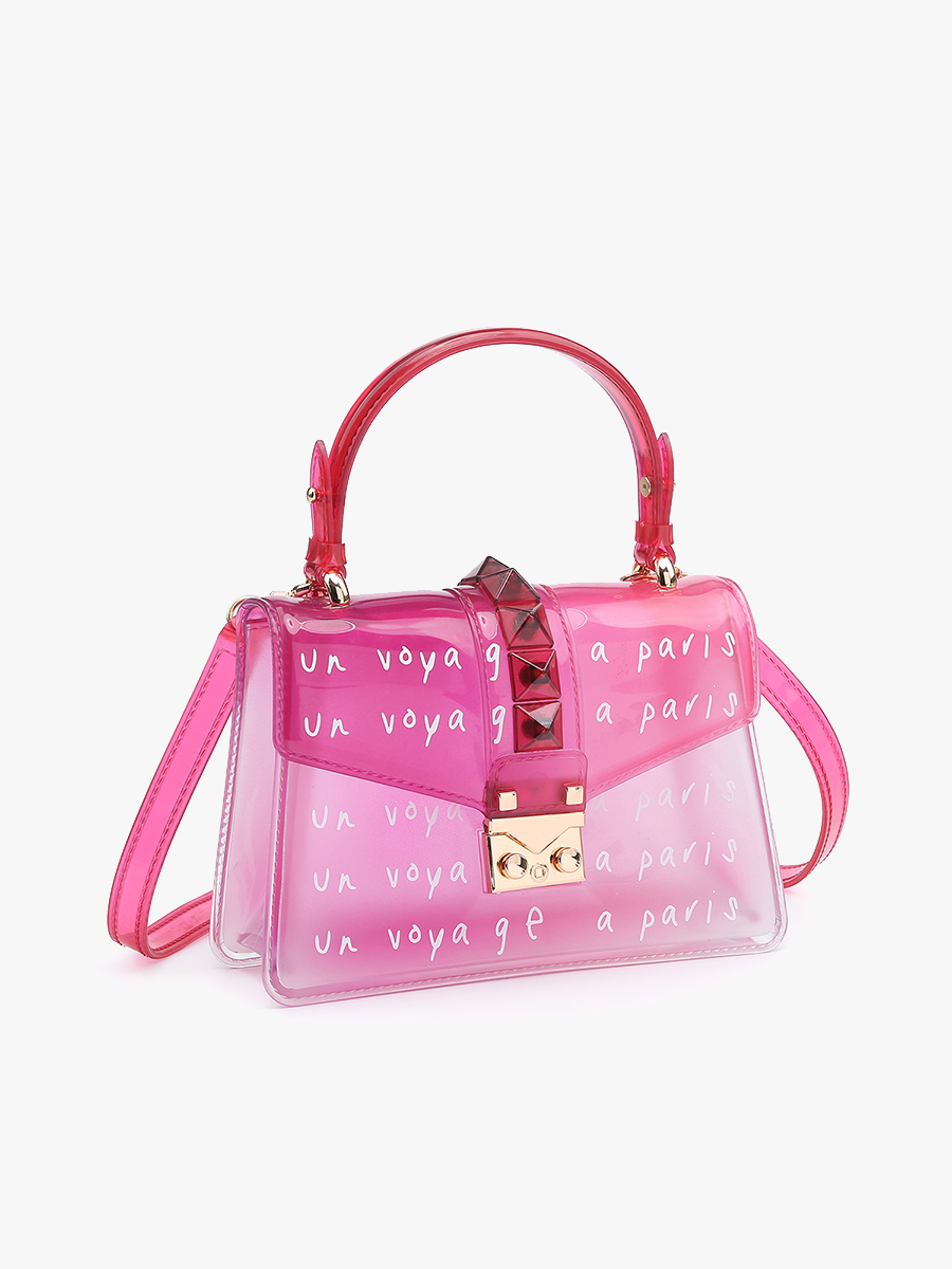 Jen & Co. - PP2037 Translucent Satchel/Crossbody