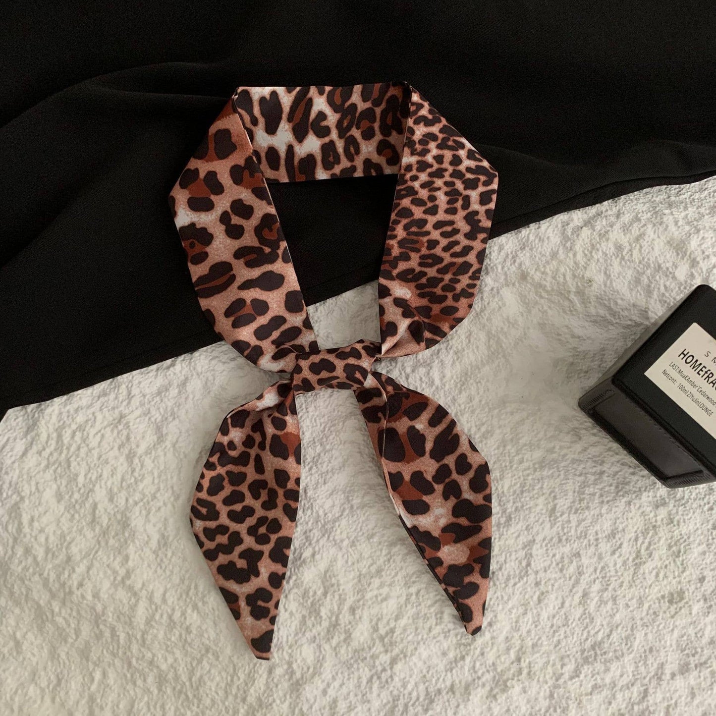 MKS America - Leopard Polka Dot Scarf – Vintage Tie, Women's Hair Tie