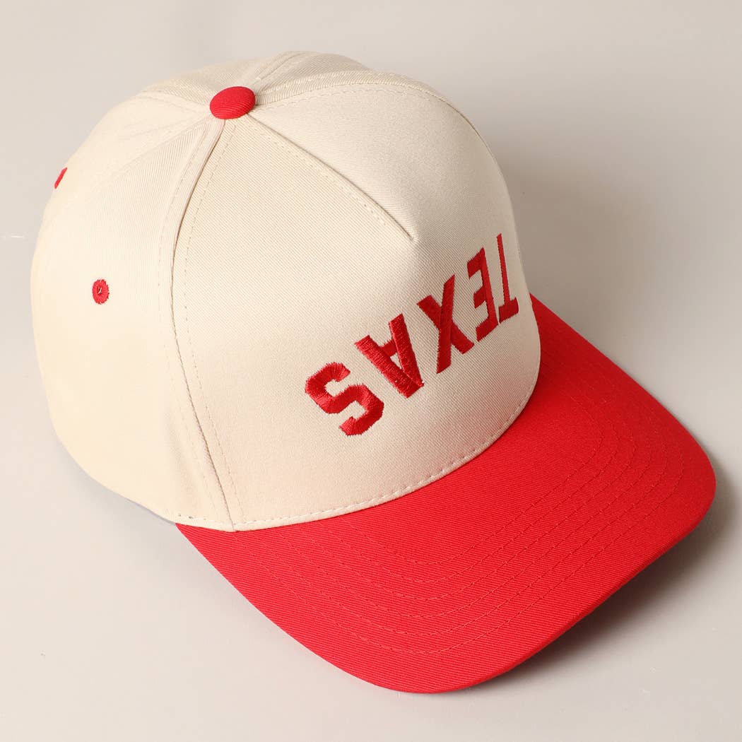 Fashion City - TEXAS- Upside Down Trucker Baseball Cap