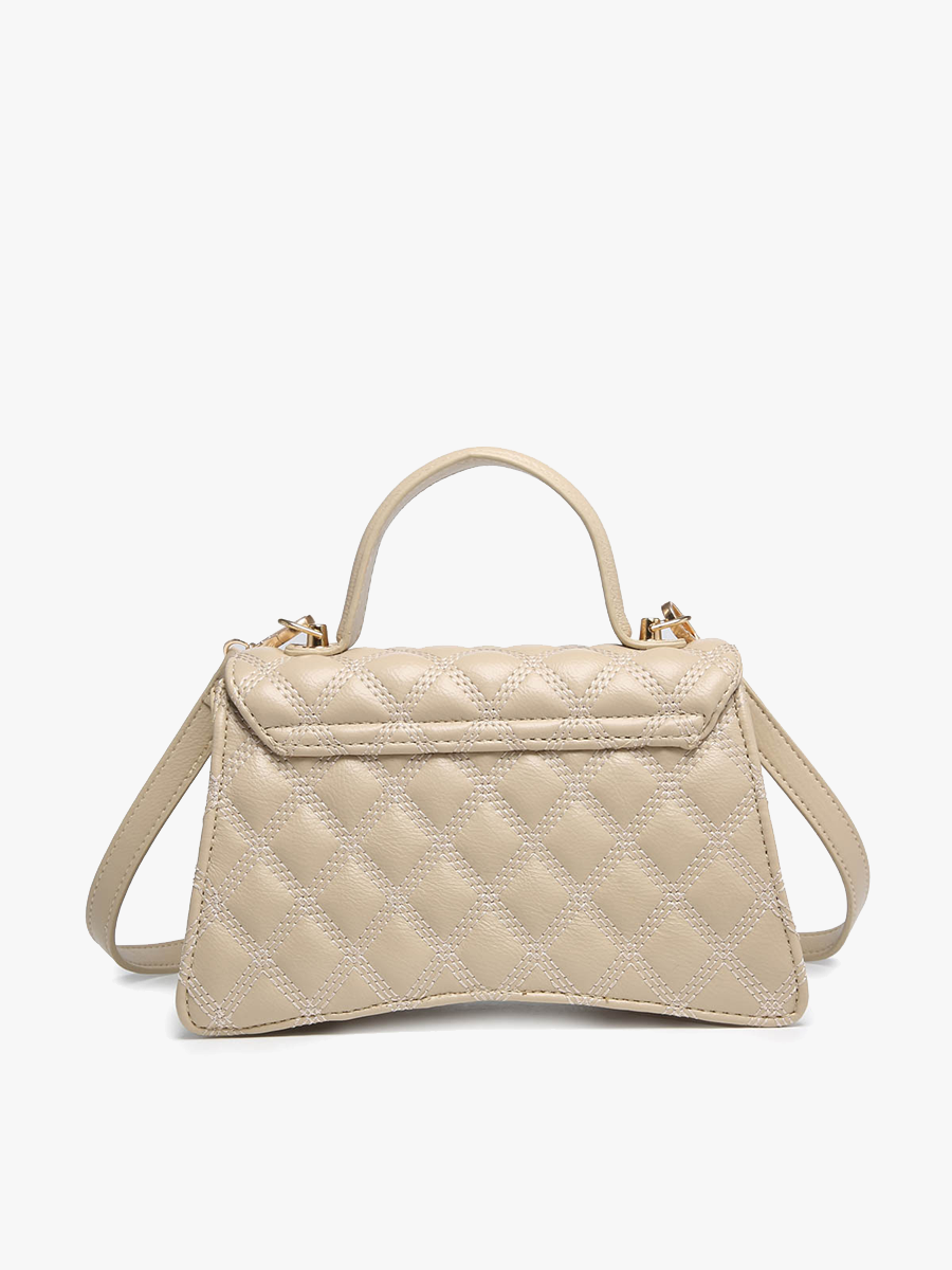 Jen & Co. - PP22013 Leona Quilted Lion Head Satchel