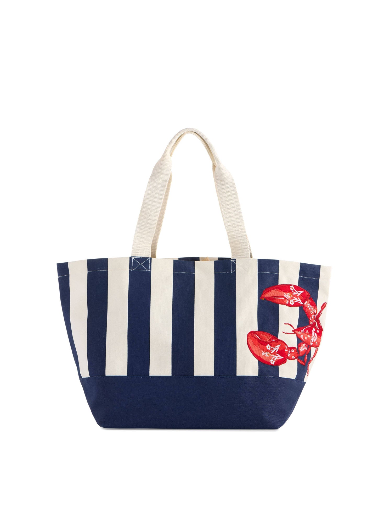 Shiraleah - LOBSTER STRIPED TOTE,NAVY