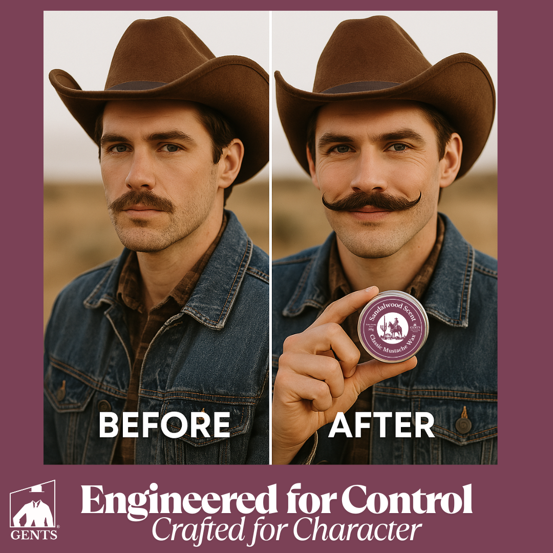 GENTS FINE GROOMING PRODUCTS - Gents Mustache Wax – Strong Hold