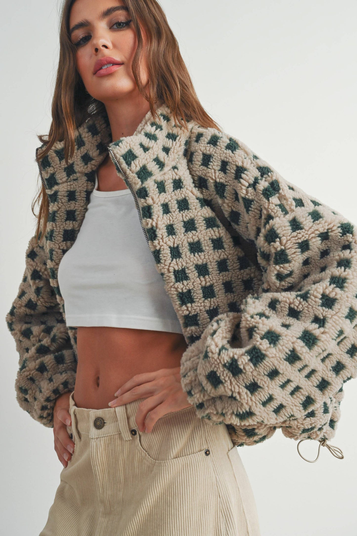 BUTTERMELON - Fuzzy Sherpa Jacket - BMJ7254