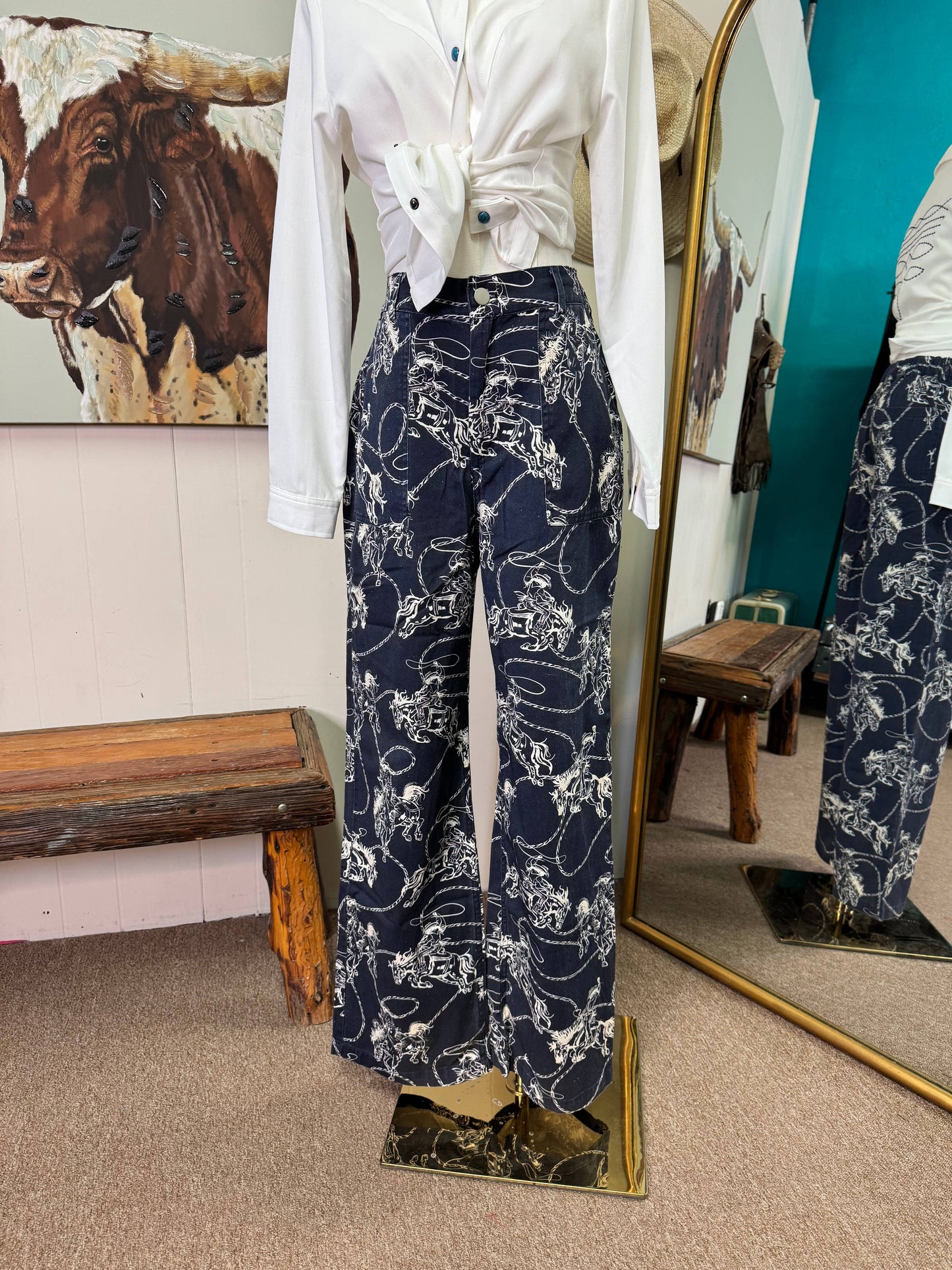 Rockin A Design - Catching Cowboys western trouser