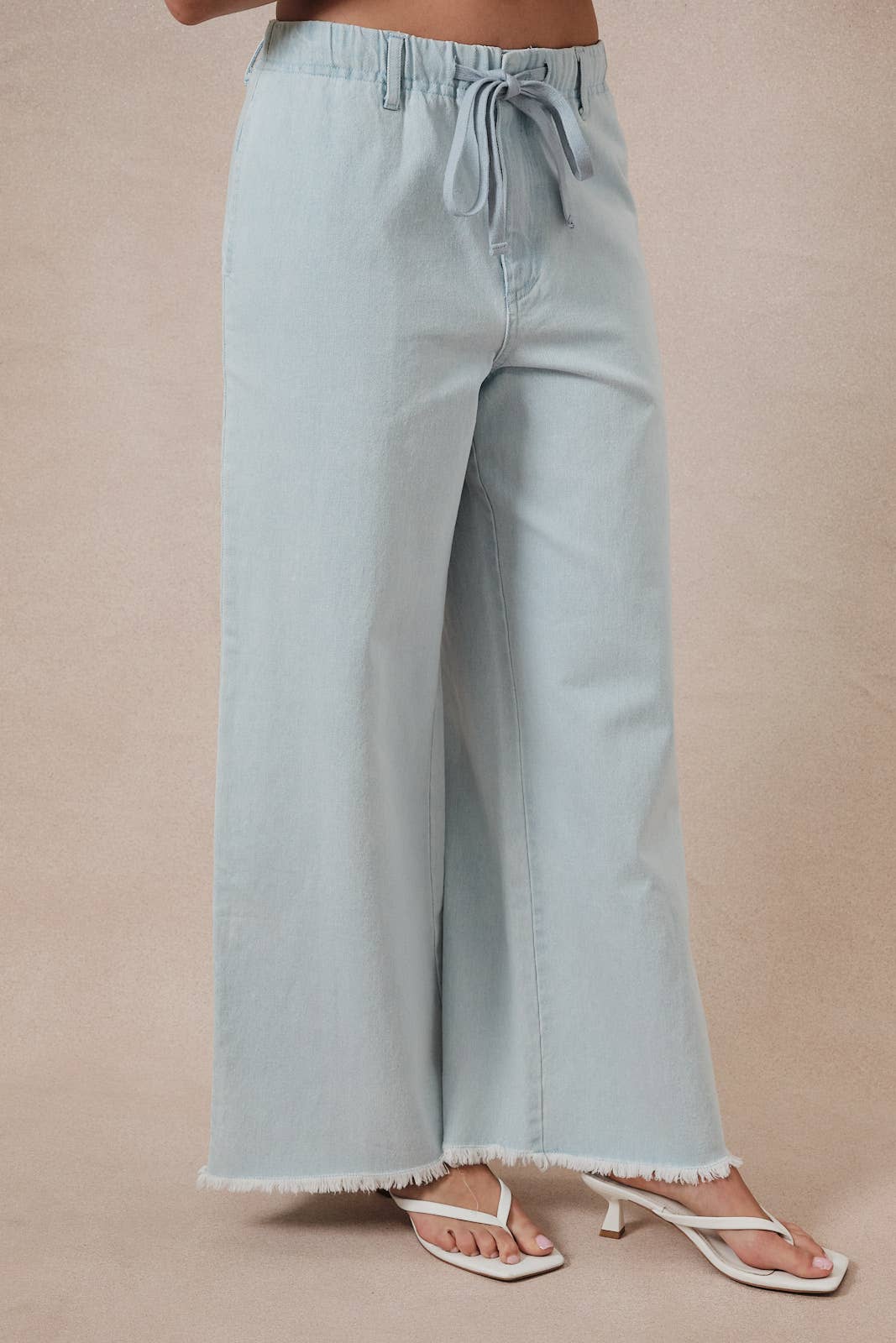 Sunday Edition - TWILL WASHED WIDE PANTS