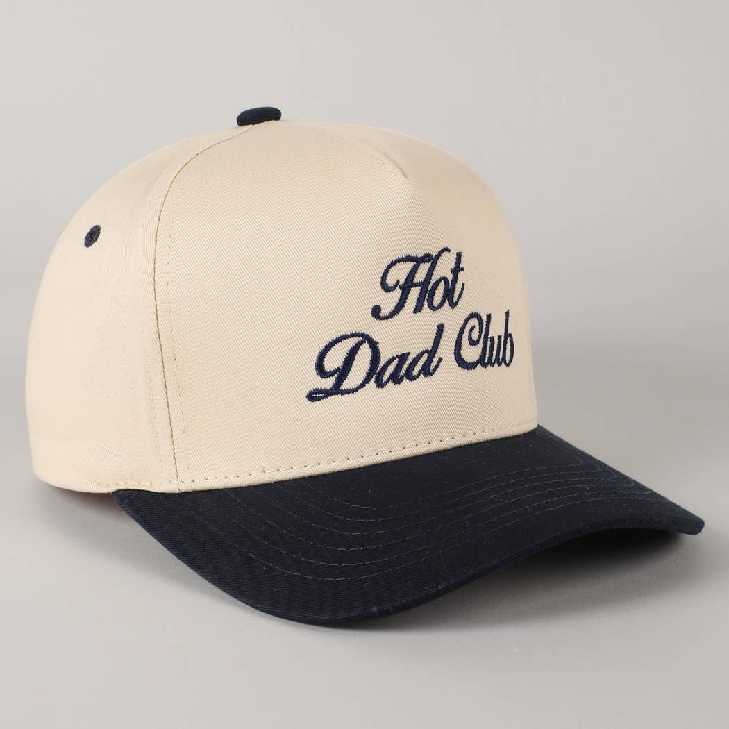 Fashion City - Hot Dad Club Lettering Embroidery Trucker Hat