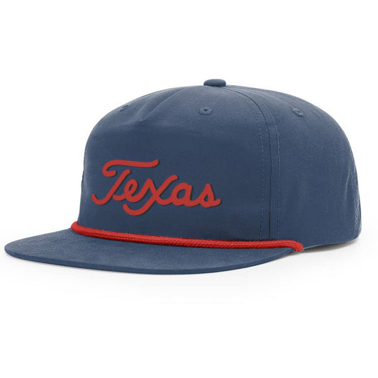 TWT Brand - Texas Script Grandpa Rope 3D Embroidered Hat