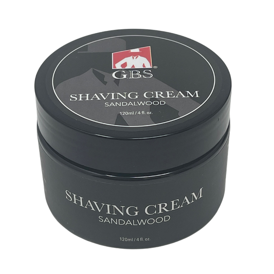GENTS FINE GROOMING PRODUCTS - GBS Sandalwood Shave Cream 4 oz
