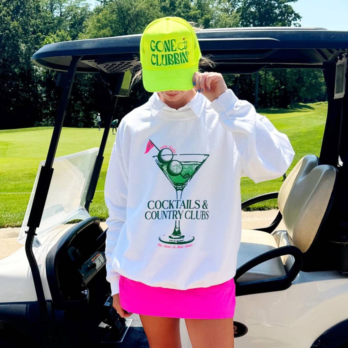 Poppy & Pine - Cocktails & Country Clubs Sweatshirt