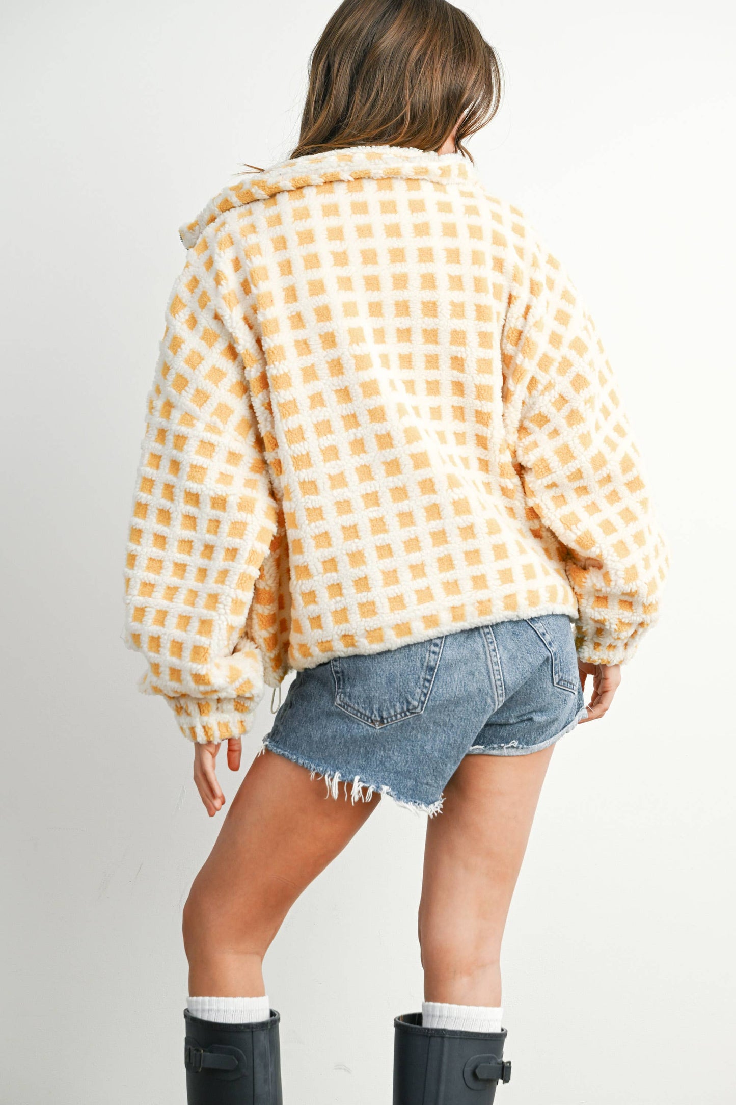 BUTTERMELON - Fuzzy Sherpa Jacket - BMJ7254