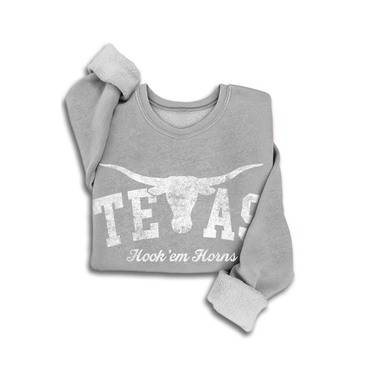 TEXAS HOOK EM HORNS MINERAL SWEATSHIRTS