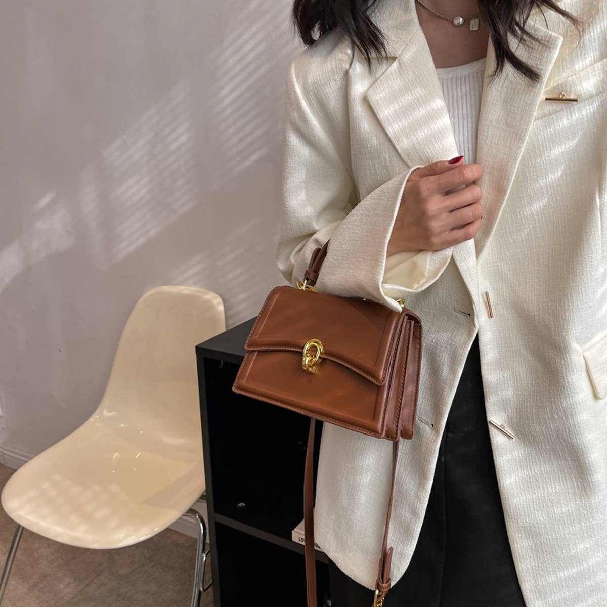 ACCITY - HIGH-END ARMPIT HANDBAG SHOULDER BAG_CWAB1546